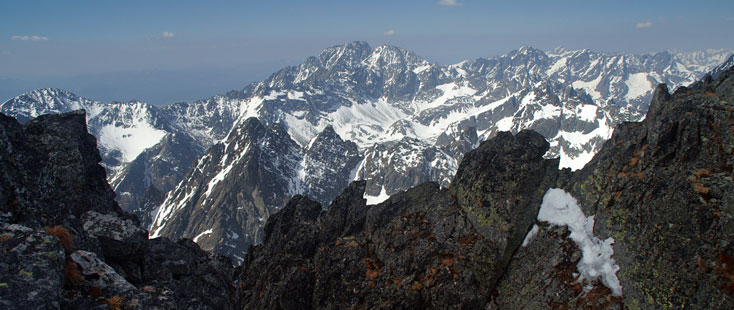 Високі Татри, вид з висоти 2634 м над р.м.
